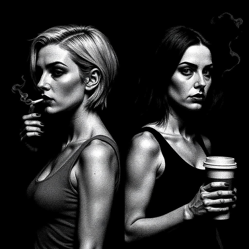 Mary und Sandra – zwei Frauen, Rücken an Rücken